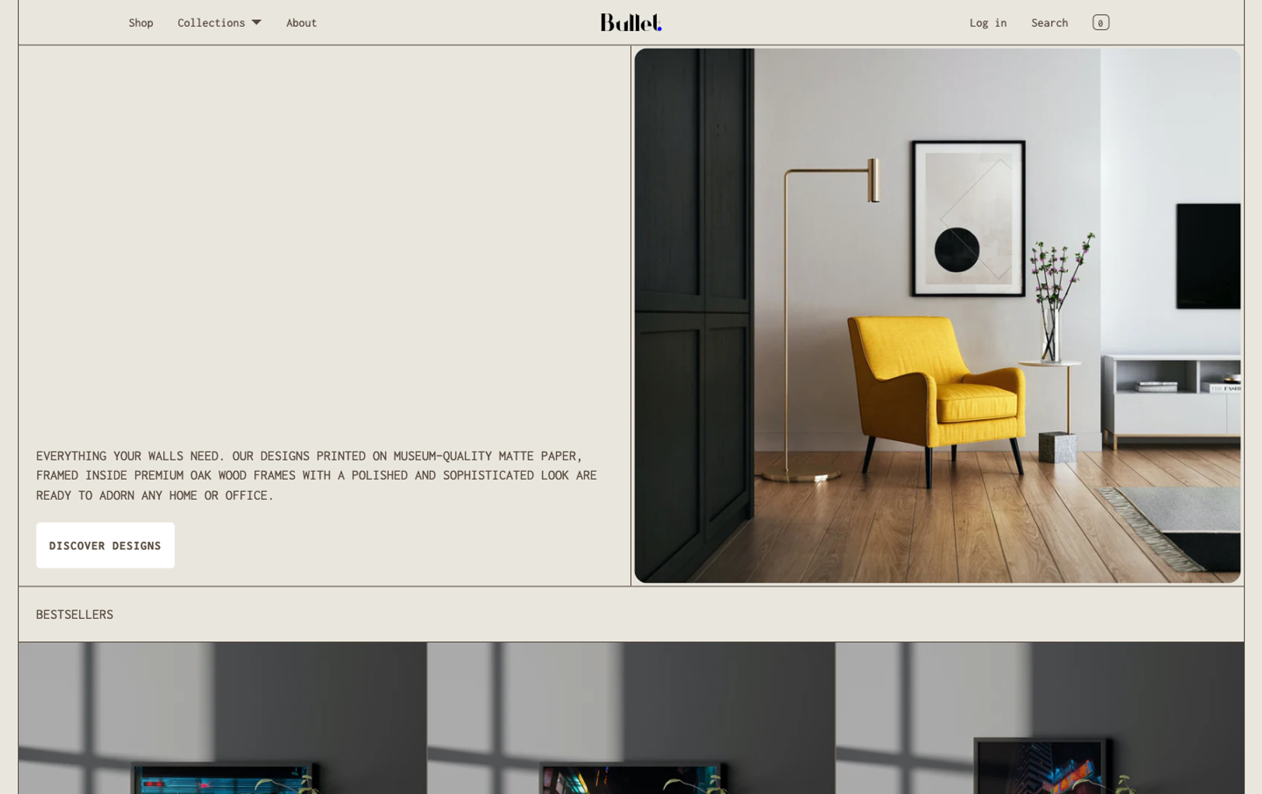 Bullet Quadrox browser